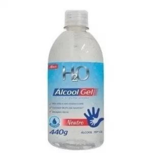 Álcool Gel 70% Antisséptico Higienizante 440g H20