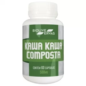 Kawa Kawa Composta 500mg 60 Capsulas Biolive Ervas