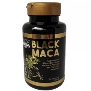 Maca Peruana Black 60cps 480mg Vegana Color Andina