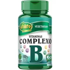 Vitaminas Complexo B 500 Mg 60 Compimidos Unilife