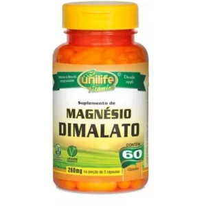 Magnésio Dimalato 700mg 60 Capsulas Unilife