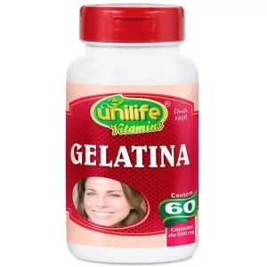 Gelatina 550mg 60 capsulas Unilife