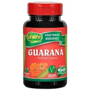 Guaraná 500mg 60 capsulas Unilife