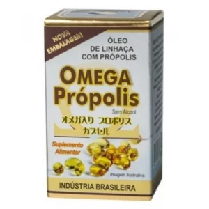 Omega Própolis 250mg 100 Capsulas APIS BRASIL
