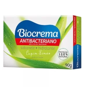 Sabonete Antibacteriano Capim Limao 90g Biocrema
