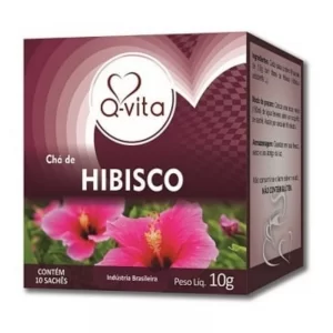 Chá de Hibisco 10g Qvita 10 Saches