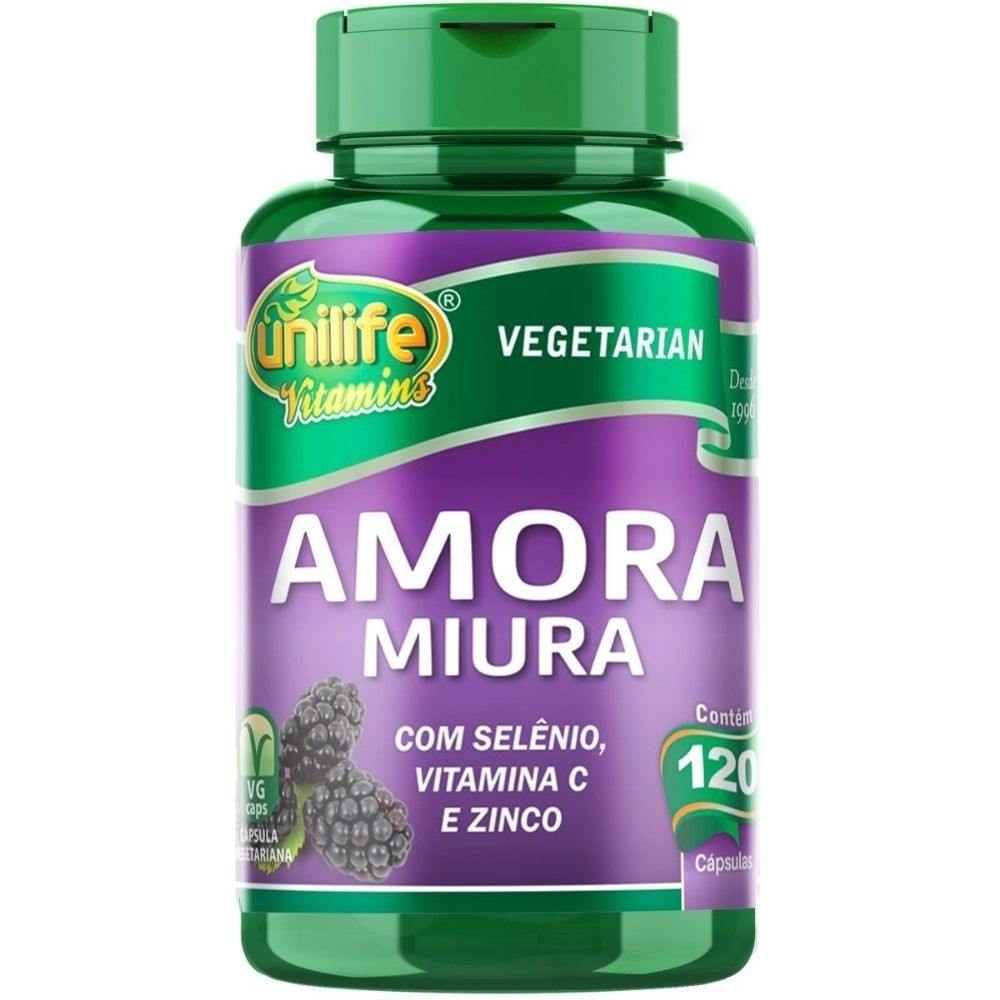 Amora de Miura com Vitaminas 500mg 120 Caps Unilife