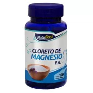 Cloreto De Magnesio 500mg 120 Capsulas Natuflora