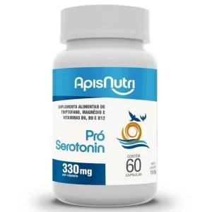 Pró Serotonin 60 Caps 330mg Apisnutri