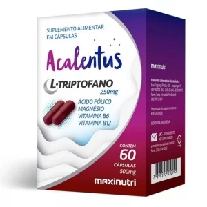 Acalentus L-triptofano + Vitaminas 60cps 500mg Maxinutri