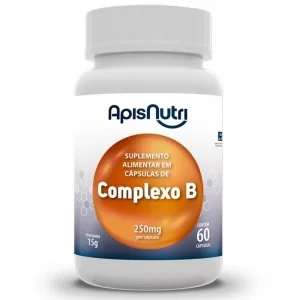 Complexo B 60 Caps Oil 250mg C/ Caixinha Apisnutri