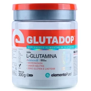 Glutadop Glutamina Micronizada 300g Elemento Puro
